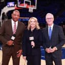 What will the announcers say during the Golden State vs Charlotte professional basketball game?